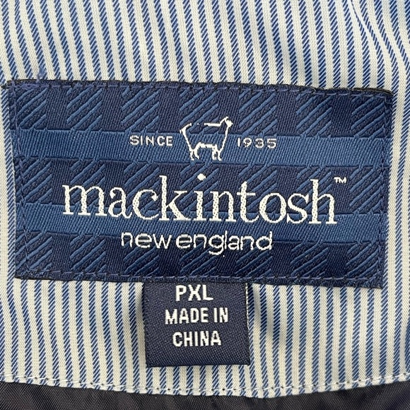 Mackintosh New England jacket with detachable hood all weather windy nautical - Picture 3 of 15